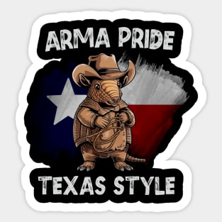 Arma Pride Texas Style Sticker